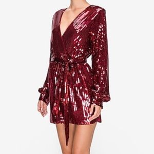 Endless rose sequin romper